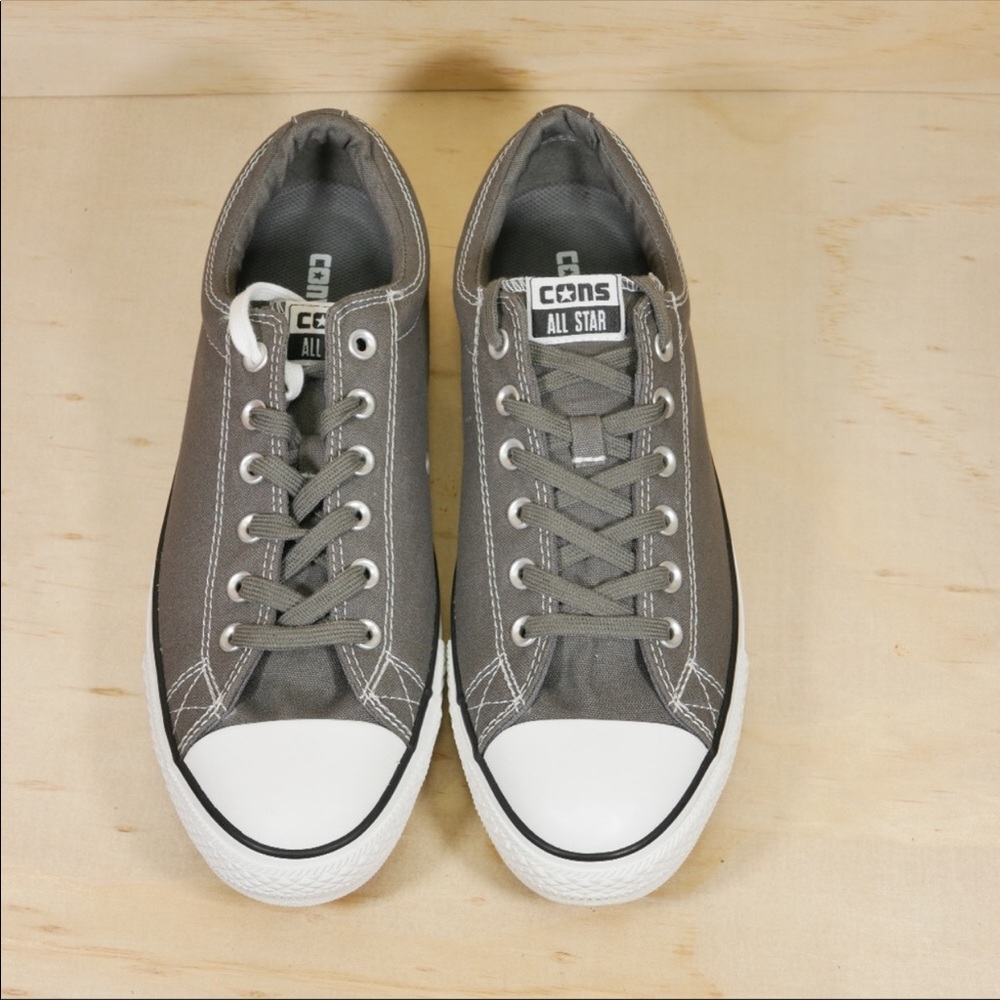 NEW Converse Chuck Taylor OX Gray White Sneakers